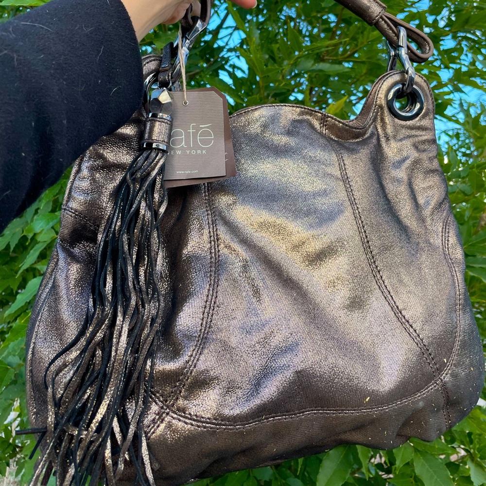 rafé Charlize Smoke Colored Hobo Bag, size: LRG